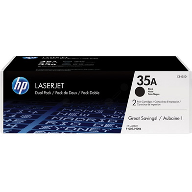 HP 35A Black Toner Dual Pack (1,500 pages)